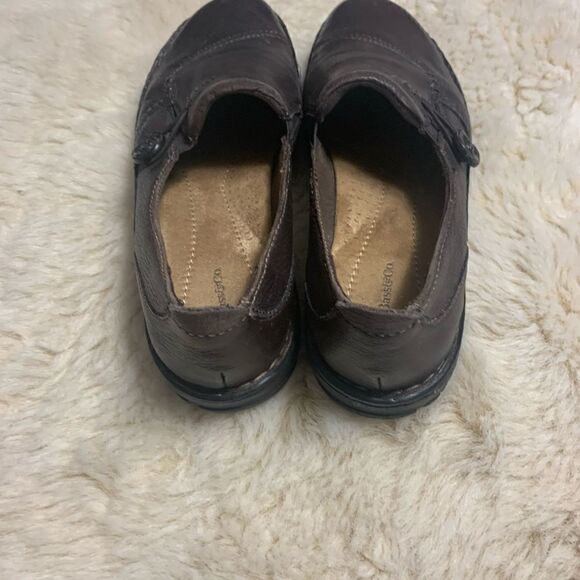 G.H. Bass & Co. Bradshaw Brown Leather Slip On Loafers Walking Shoes Sz 8 - Picture 7 of 9